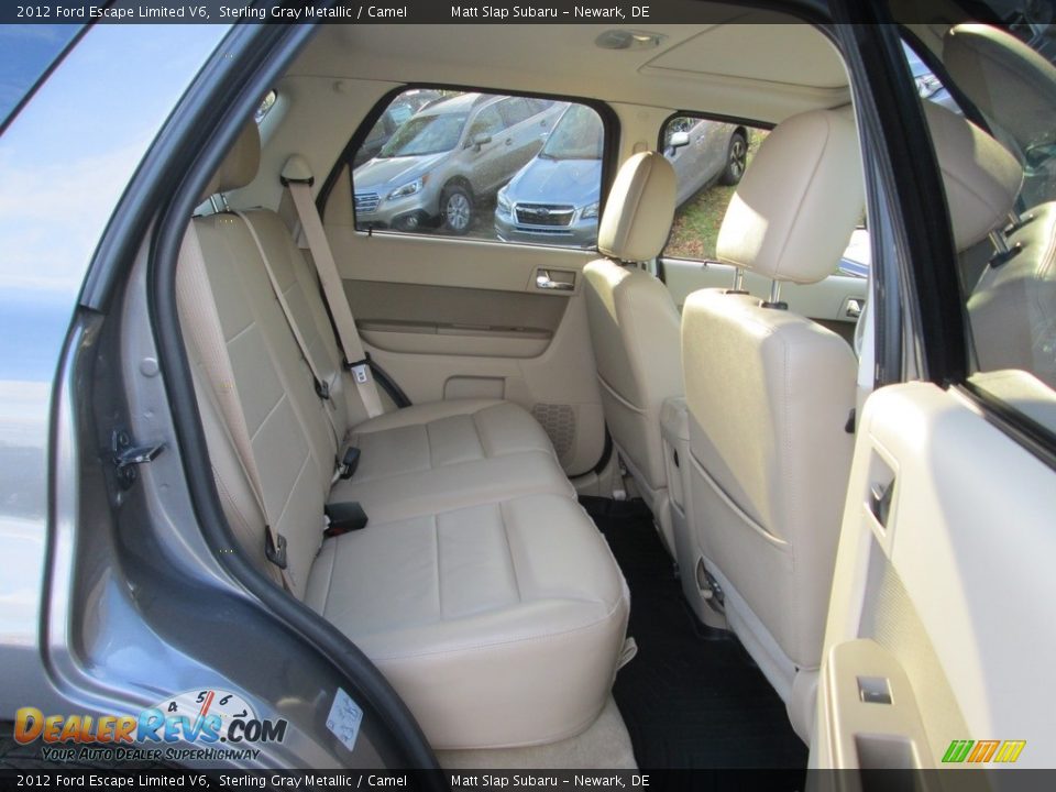 2012 Ford Escape Limited V6 Sterling Gray Metallic / Camel Photo #18