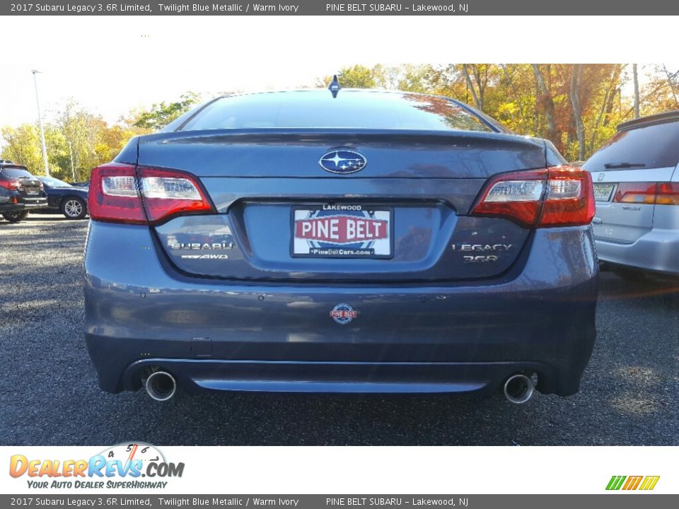 2017 Subaru Legacy 3.6R Limited Twilight Blue Metallic / Warm Ivory Photo #5