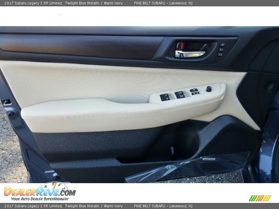 2017 Subaru Legacy 3.6R Limited Twilight Blue Metallic / Warm Ivory Photo #6