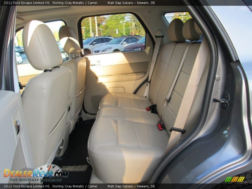 2012 Ford Escape Limited V6 Sterling Gray Metallic / Camel Photo #21