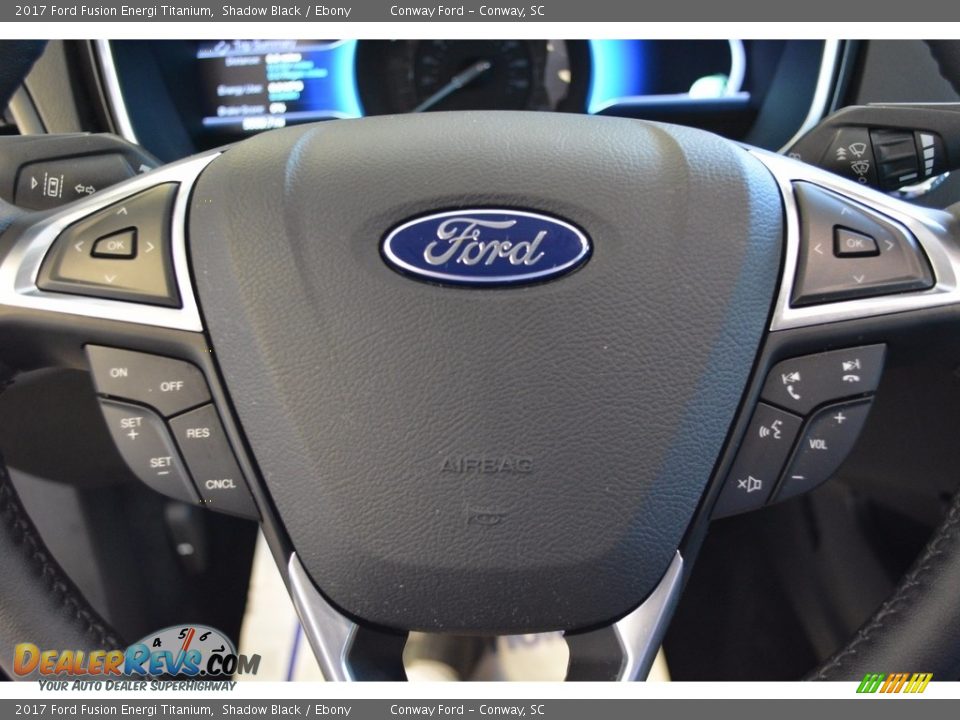 2017 Ford Fusion Energi Titanium Steering Wheel Photo #26