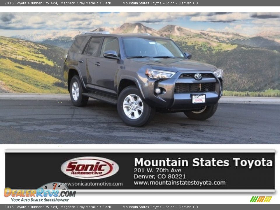 2016 Toyota 4Runner SR5 4x4 Magnetic Gray Metallic / Black Photo #1