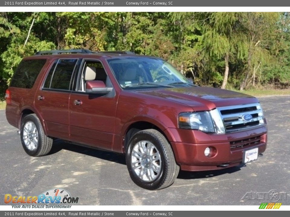2011 Ford Expedition Limited 4x4 Royal Red Metallic / Stone Photo #1