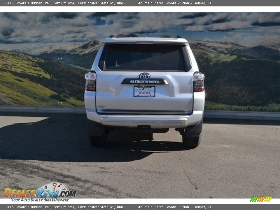 2016 Toyota 4Runner Trail Premium 4x4 Classic Silver Metallic / Black Photo #4