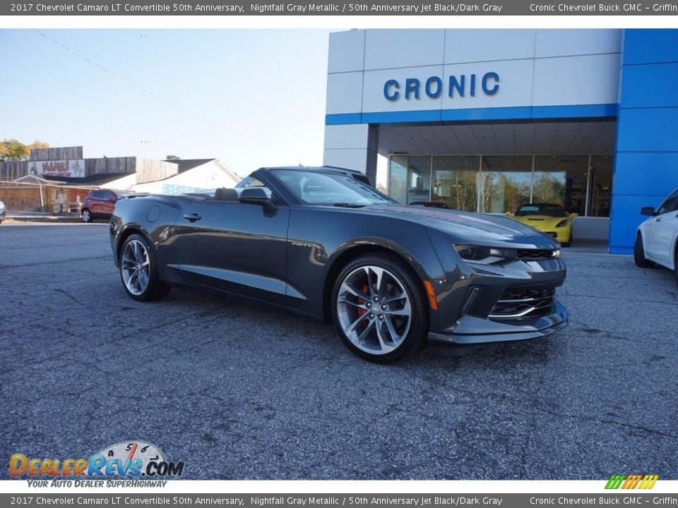 2017 Chevrolet Camaro LT Convertible 50th Anniversary Nightfall Gray Metallic / 50th Anniversary Jet Black/Dark Gray Photo #1