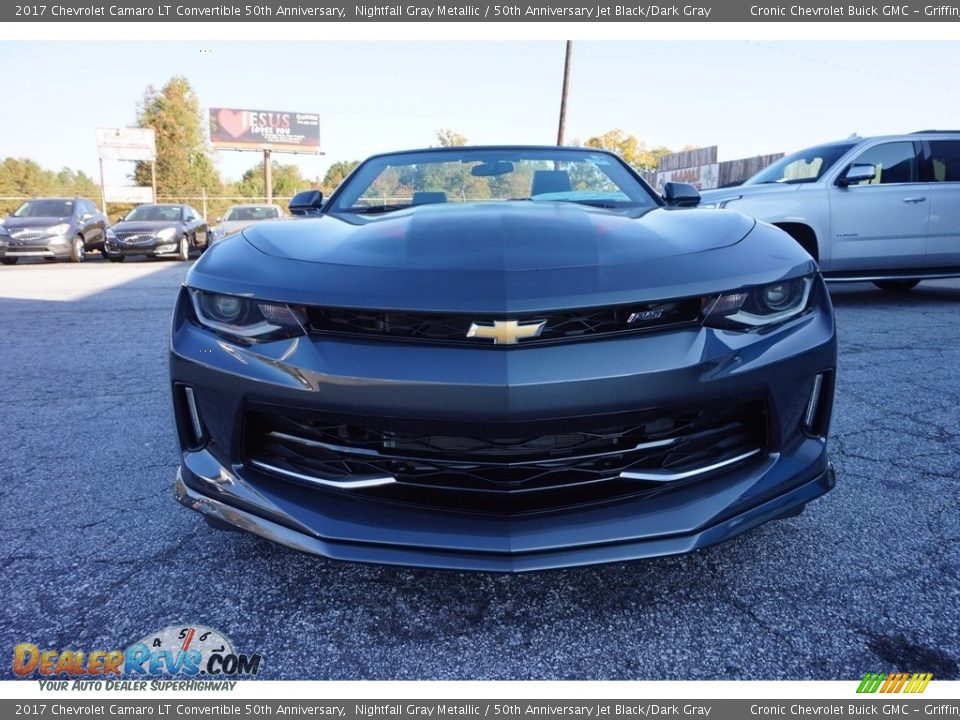 2017 Chevrolet Camaro LT Convertible 50th Anniversary Nightfall Gray Metallic / 50th Anniversary Jet Black/Dark Gray Photo #2