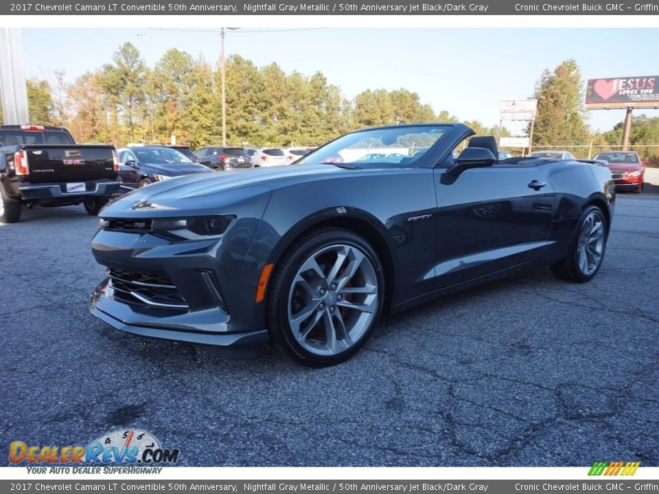 2017 Chevrolet Camaro LT Convertible 50th Anniversary Nightfall Gray Metallic / 50th Anniversary Jet Black/Dark Gray Photo #3