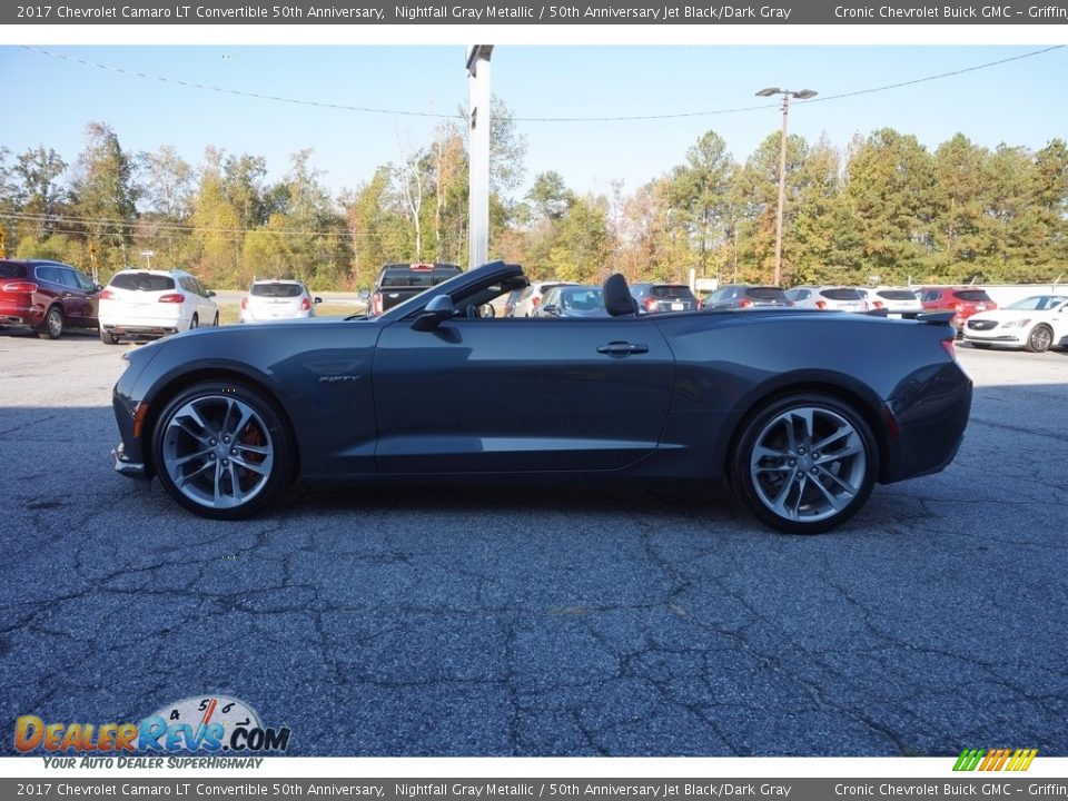 2017 Chevrolet Camaro LT Convertible 50th Anniversary Nightfall Gray Metallic / 50th Anniversary Jet Black/Dark Gray Photo #4
