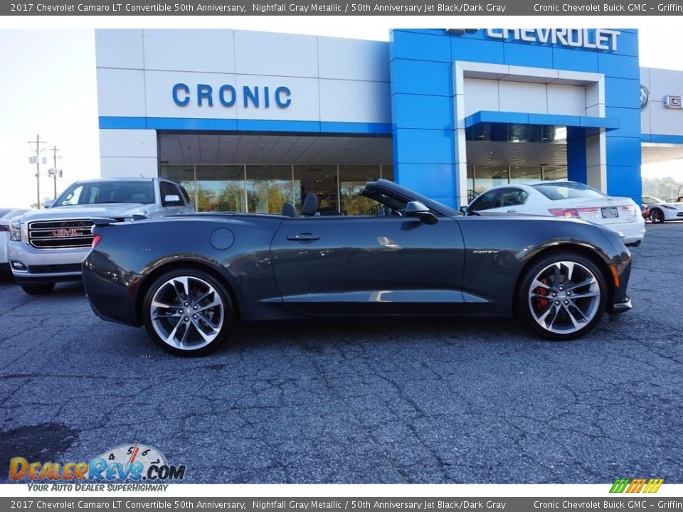 2017 Chevrolet Camaro LT Convertible 50th Anniversary Nightfall Gray Metallic / 50th Anniversary Jet Black/Dark Gray Photo #8