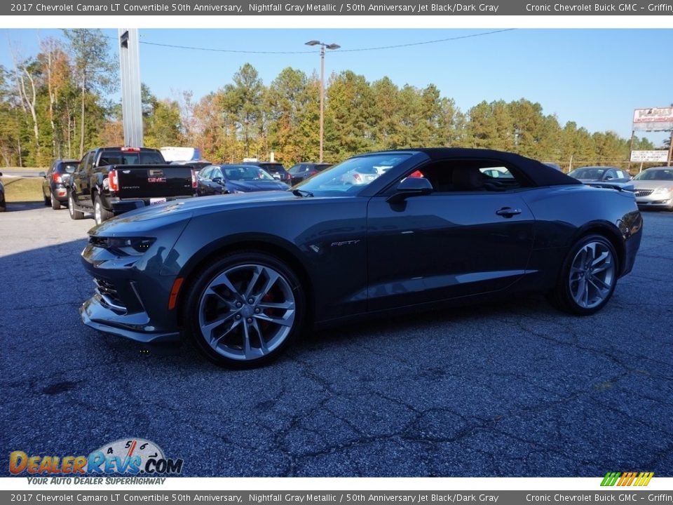 2017 Chevrolet Camaro LT Convertible 50th Anniversary Nightfall Gray Metallic / 50th Anniversary Jet Black/Dark Gray Photo #14