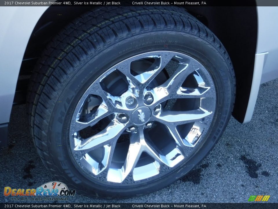 2017 Chevrolet Suburban Premier 4WD Silver Ice Metallic / Jet Black Photo #5
