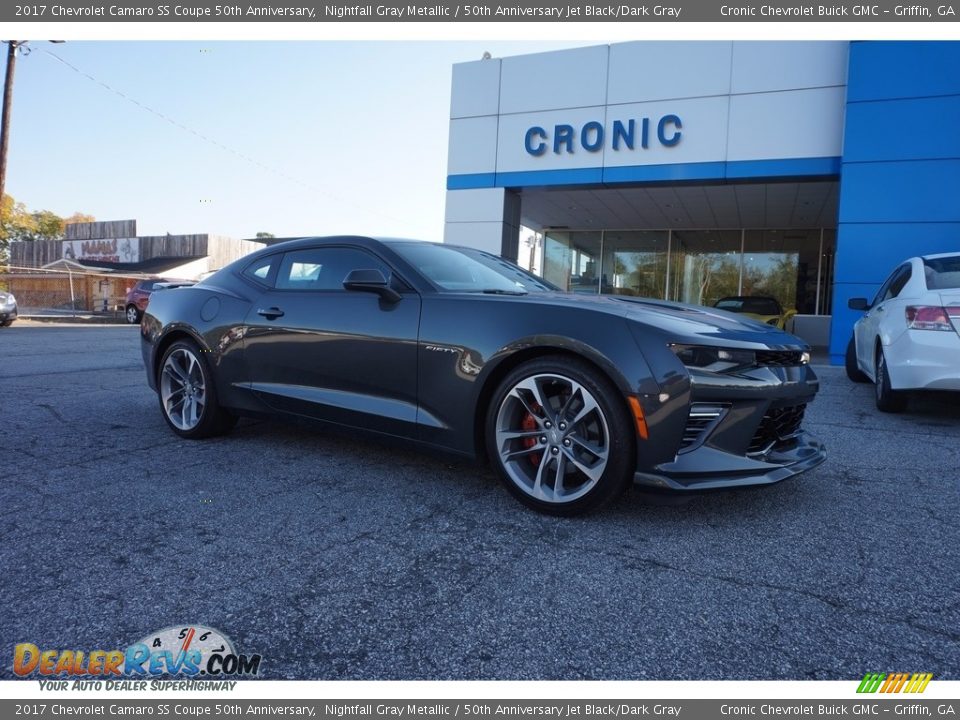 2017 Chevrolet Camaro SS Coupe 50th Anniversary Nightfall Gray Metallic / 50th Anniversary Jet Black/Dark Gray Photo #1
