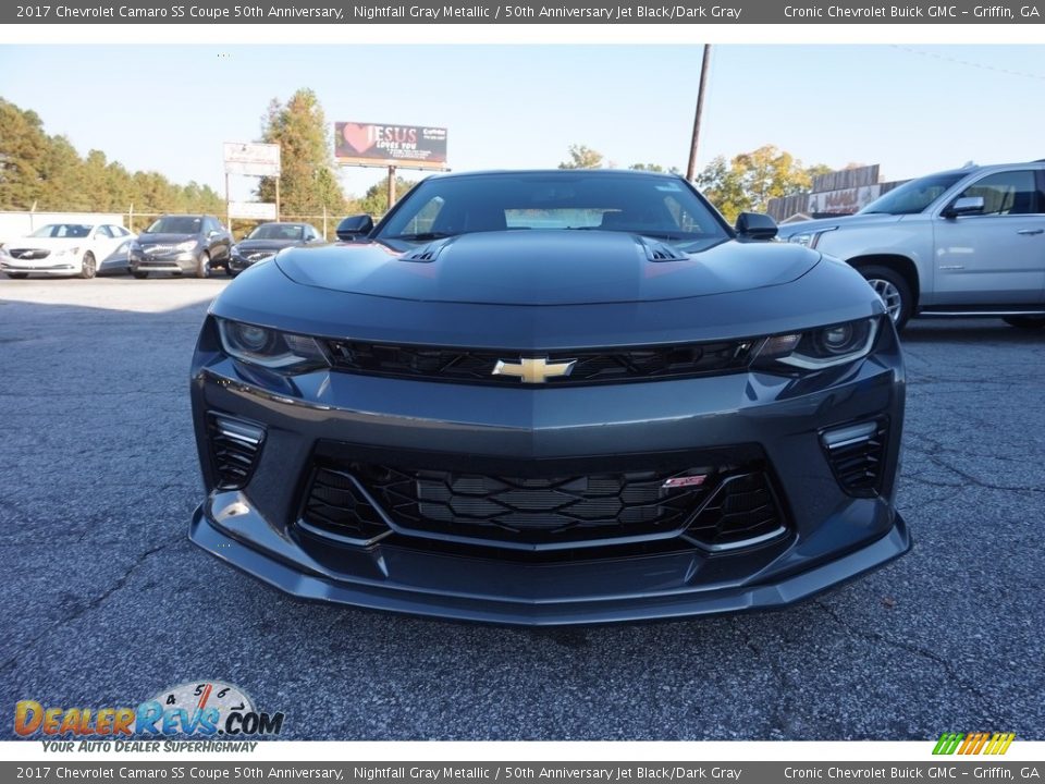 2017 Chevrolet Camaro SS Coupe 50th Anniversary Nightfall Gray Metallic / 50th Anniversary Jet Black/Dark Gray Photo #2