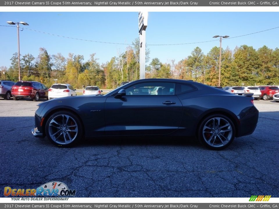2017 Chevrolet Camaro SS Coupe 50th Anniversary Nightfall Gray Metallic / 50th Anniversary Jet Black/Dark Gray Photo #4