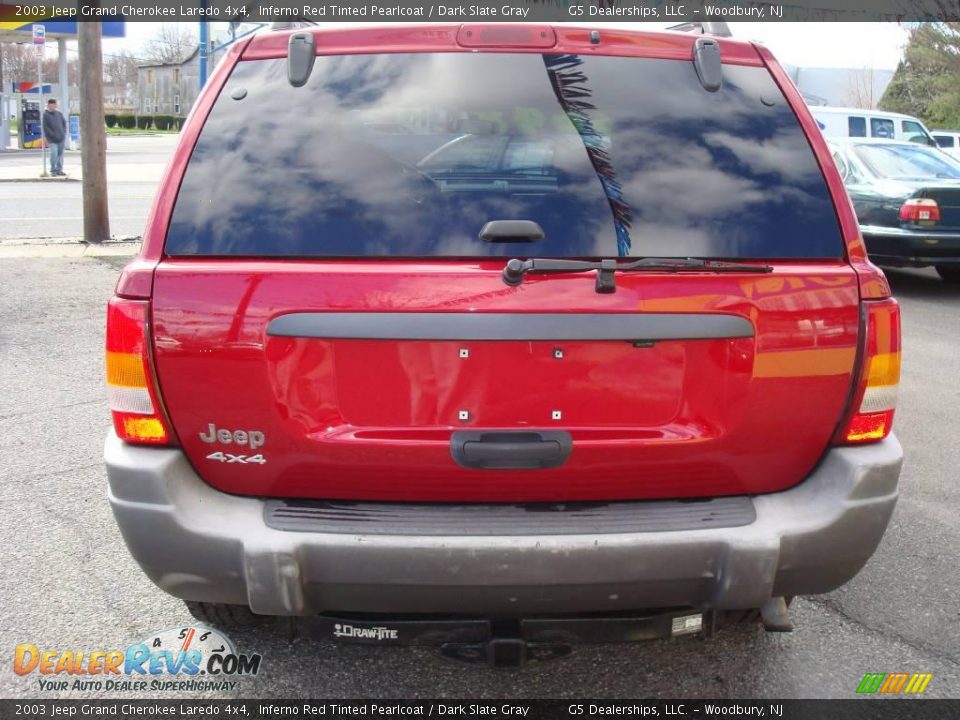 2003 Jeep Grand Cherokee Laredo 4x4 Inferno Red Tinted Pearlcoat / Dark Slate Gray Photo #6