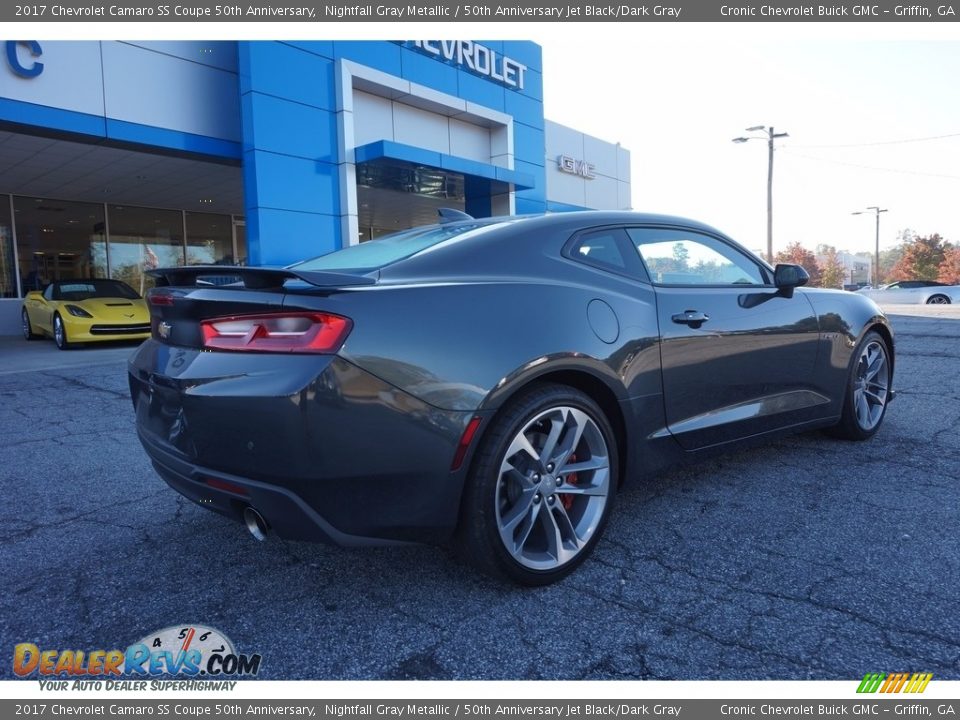 2017 Chevrolet Camaro SS Coupe 50th Anniversary Nightfall Gray Metallic / 50th Anniversary Jet Black/Dark Gray Photo #7