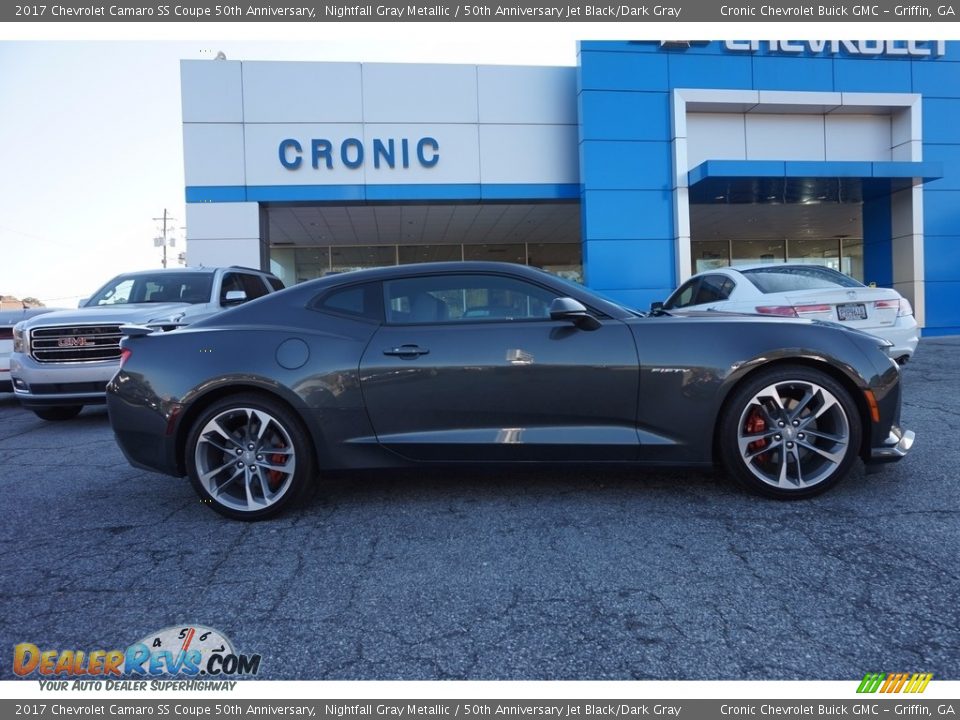 2017 Chevrolet Camaro SS Coupe 50th Anniversary Nightfall Gray Metallic / 50th Anniversary Jet Black/Dark Gray Photo #8