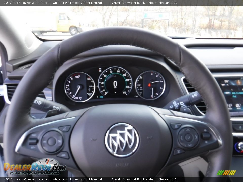 2017 Buick LaCrosse Preferred Steering Wheel Photo #18