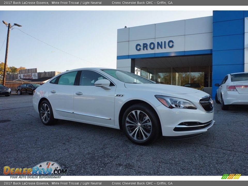 2017 Buick LaCrosse Essence White Frost Tricoat / Light Neutral Photo #1