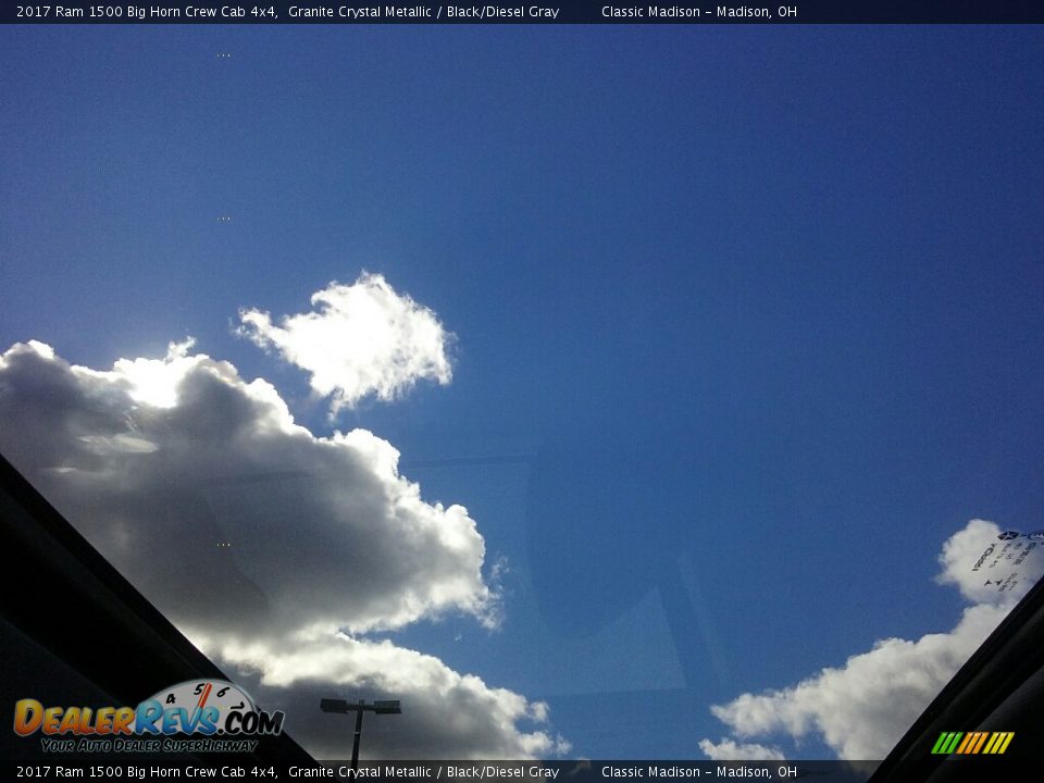 2017 Ram 1500 Big Horn Crew Cab 4x4 Granite Crystal Metallic / Black/Diesel Gray Photo #7