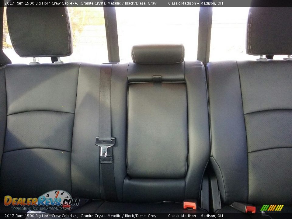 2017 Ram 1500 Big Horn Crew Cab 4x4 Granite Crystal Metallic / Black/Diesel Gray Photo #10