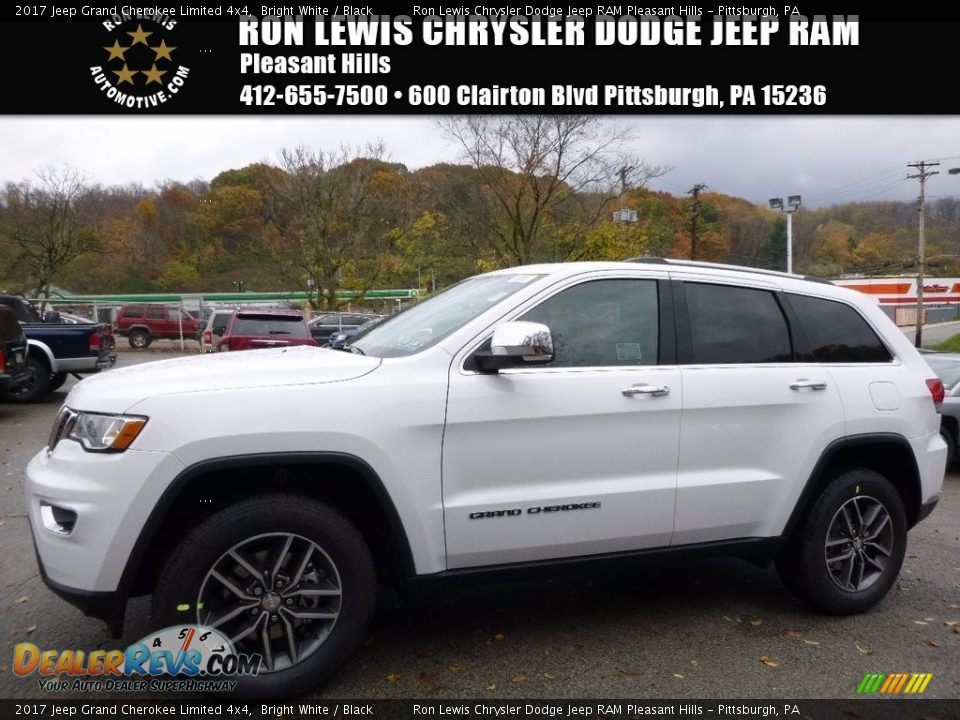 2017 Jeep Grand Cherokee Limited 4x4 Bright White / Black Photo #1