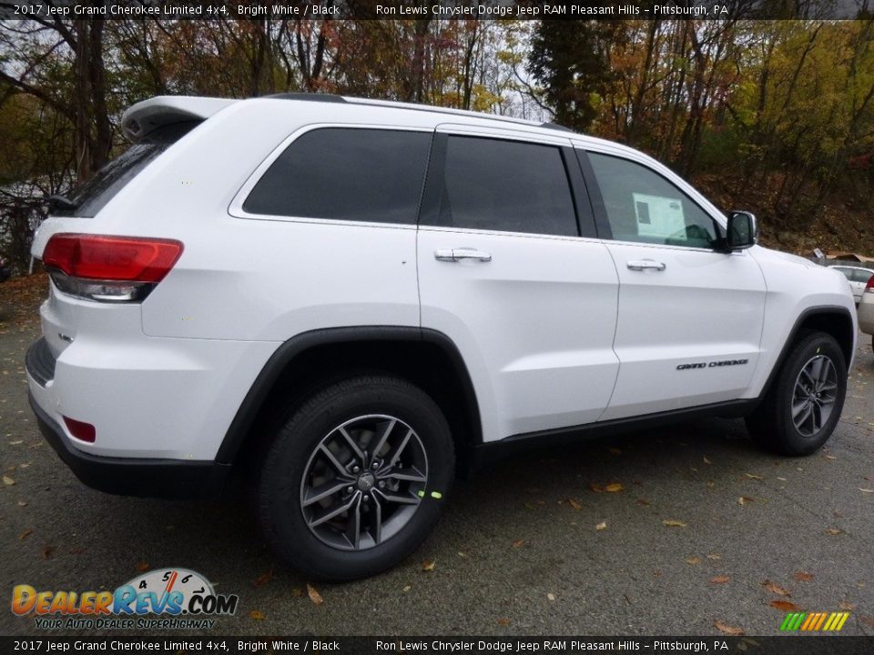 2017 Jeep Grand Cherokee Limited 4x4 Bright White / Black Photo #4