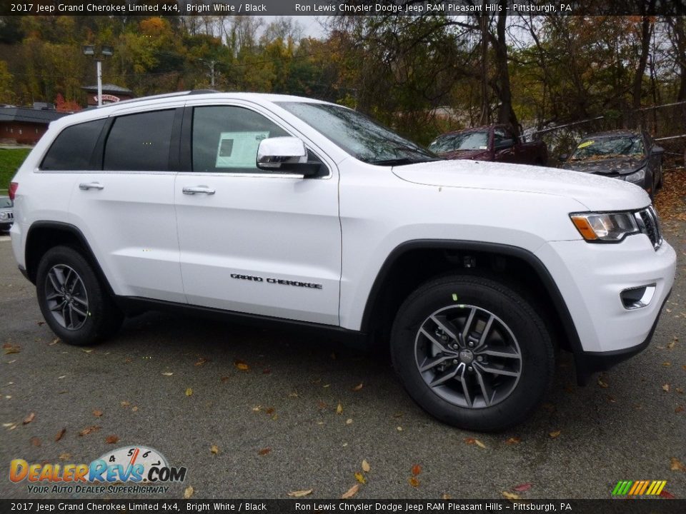 2017 Jeep Grand Cherokee Limited 4x4 Bright White / Black Photo #5