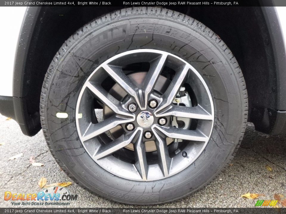 2017 Jeep Grand Cherokee Limited 4x4 Bright White / Black Photo #6