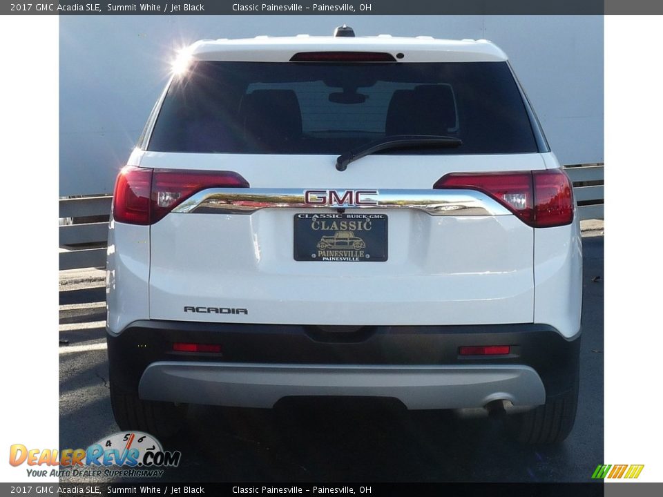2017 GMC Acadia SLE Summit White / Jet Black Photo #3