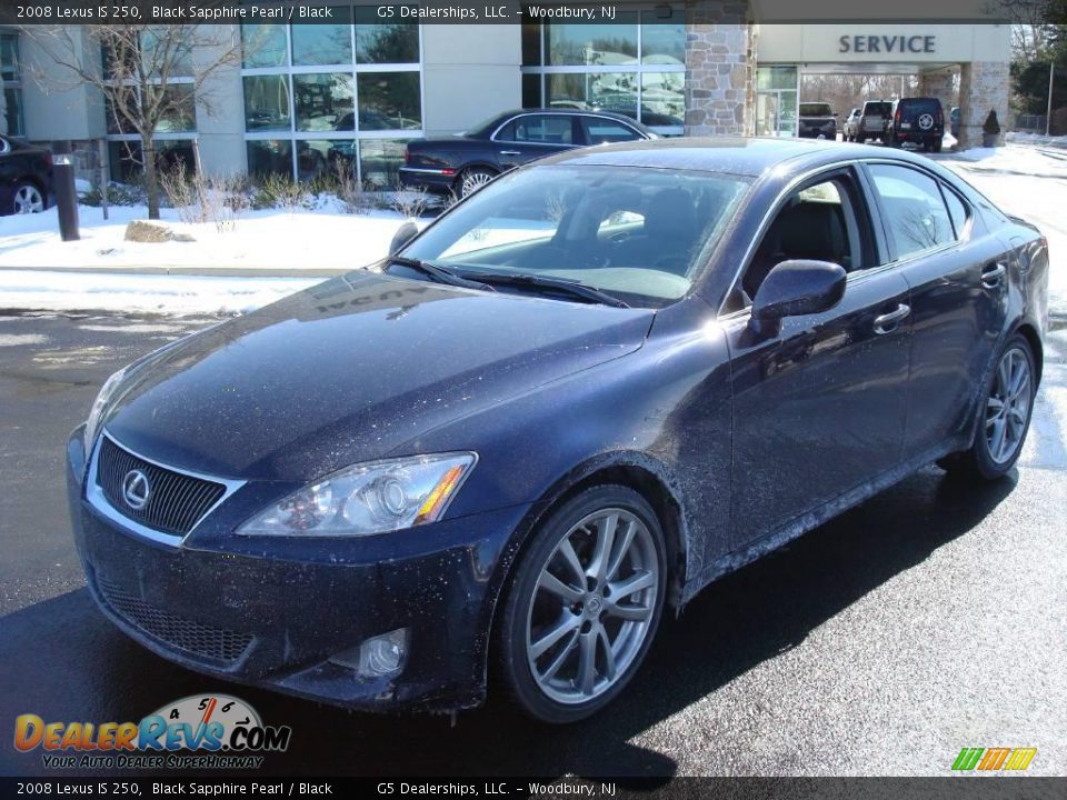 2008 Lexus IS 250 Black Sapphire Pearl / Black Photo #1