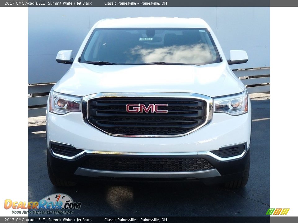 2017 GMC Acadia SLE Summit White / Jet Black Photo #4