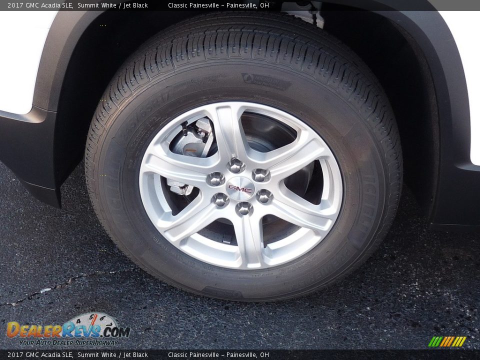 2017 GMC Acadia SLE Summit White / Jet Black Photo #5