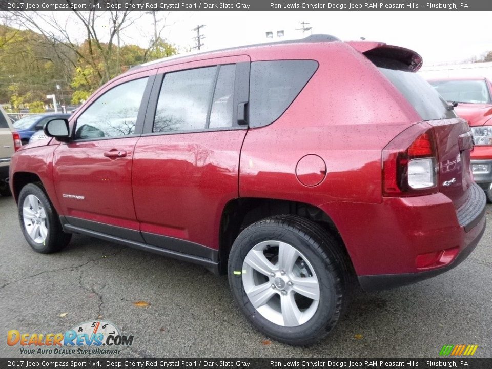 Deep Cherry Red Crystal Pearl 2017 Jeep Compass Sport 4x4 Photo #2