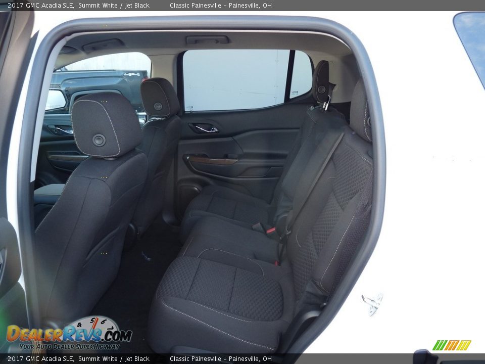 2017 GMC Acadia SLE Summit White / Jet Black Photo #7