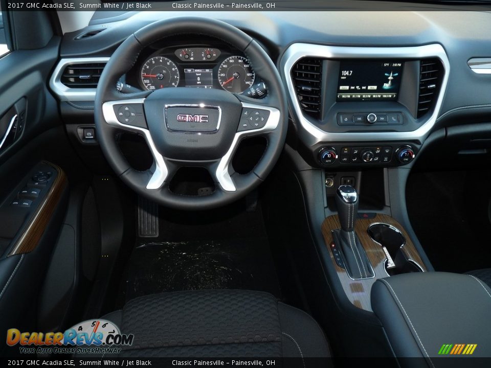 2017 GMC Acadia SLE Summit White / Jet Black Photo #9