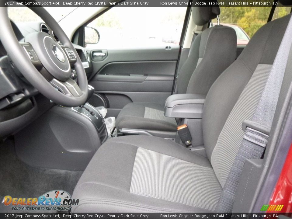 Front Seat of 2017 Jeep Compass Sport 4x4 Photo #9