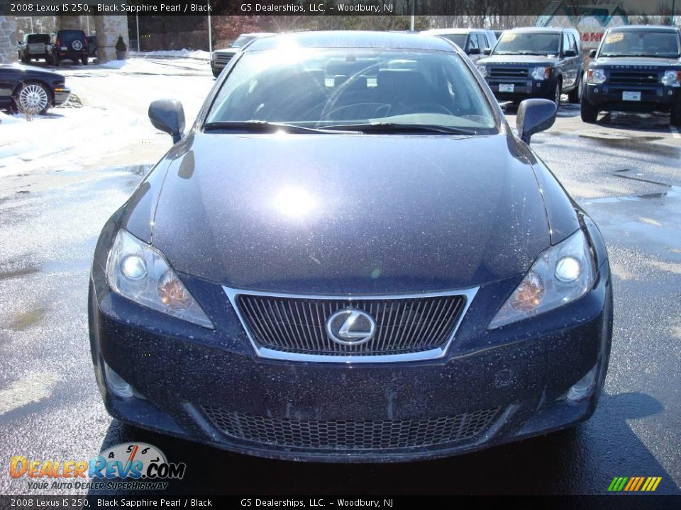 2008 Lexus IS 250 Black Sapphire Pearl / Black Photo #3