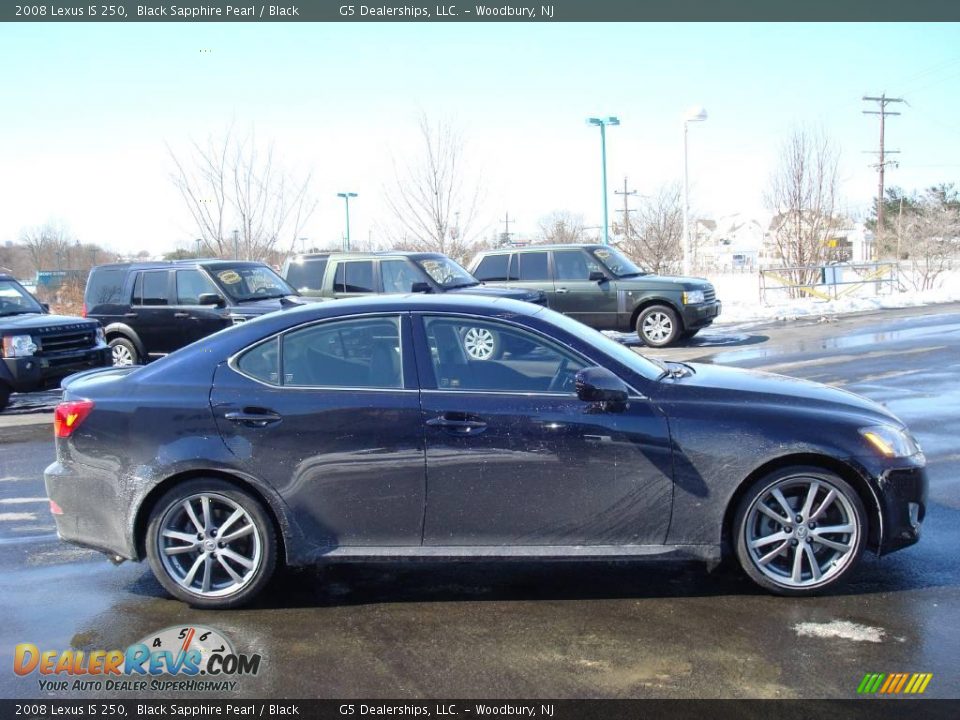 2008 Lexus IS 250 Black Sapphire Pearl / Black Photo #5