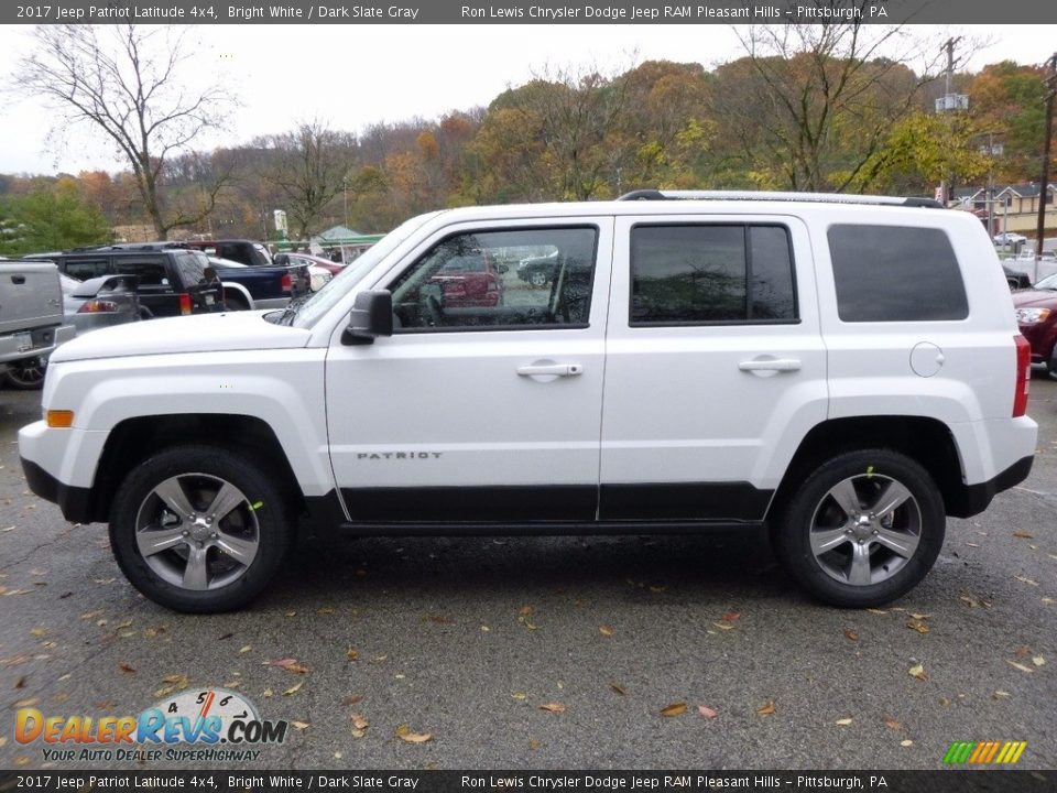 2017 Jeep Patriot Latitude 4x4 Bright White / Dark Slate Gray Photo #2