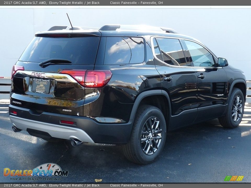 2017 GMC Acadia SLT AWD Ebony Twilight Metallic / Jet Black Photo #2
