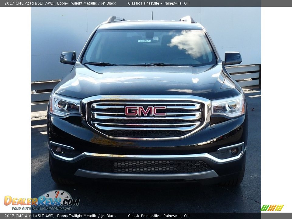 2017 GMC Acadia SLT AWD Ebony Twilight Metallic / Jet Black Photo #4