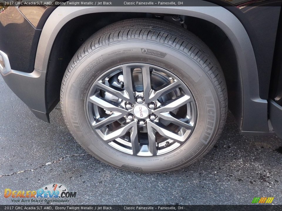 2017 GMC Acadia SLT AWD Ebony Twilight Metallic / Jet Black Photo #5