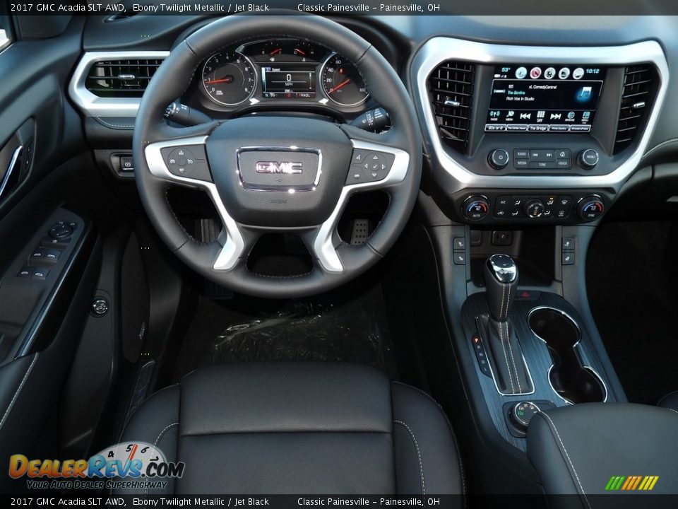 2017 GMC Acadia SLT AWD Ebony Twilight Metallic / Jet Black Photo #9