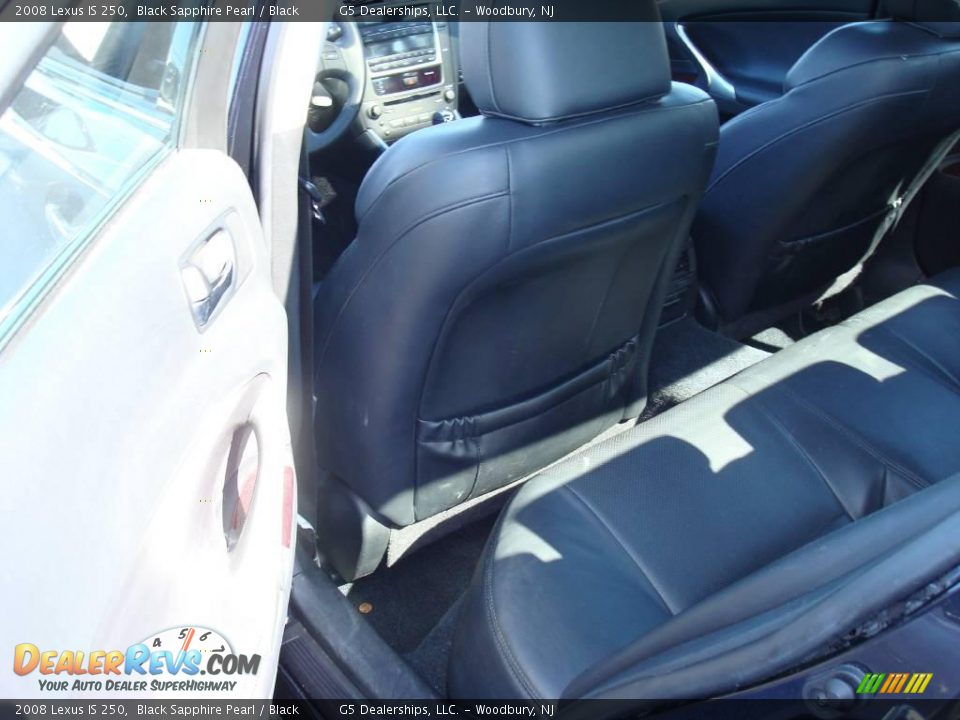 2008 Lexus IS 250 Black Sapphire Pearl / Black Photo #15