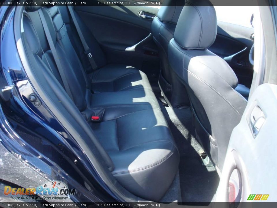 2008 Lexus IS 250 Black Sapphire Pearl / Black Photo #16