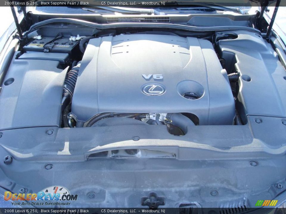 2008 Lexus IS 250 Black Sapphire Pearl / Black Photo #17
