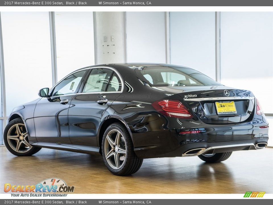 2017 Mercedes-Benz E 300 Sedan Black / Black Photo #3