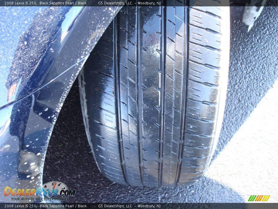 2008 Lexus IS 250 Black Sapphire Pearl / Black Photo #19