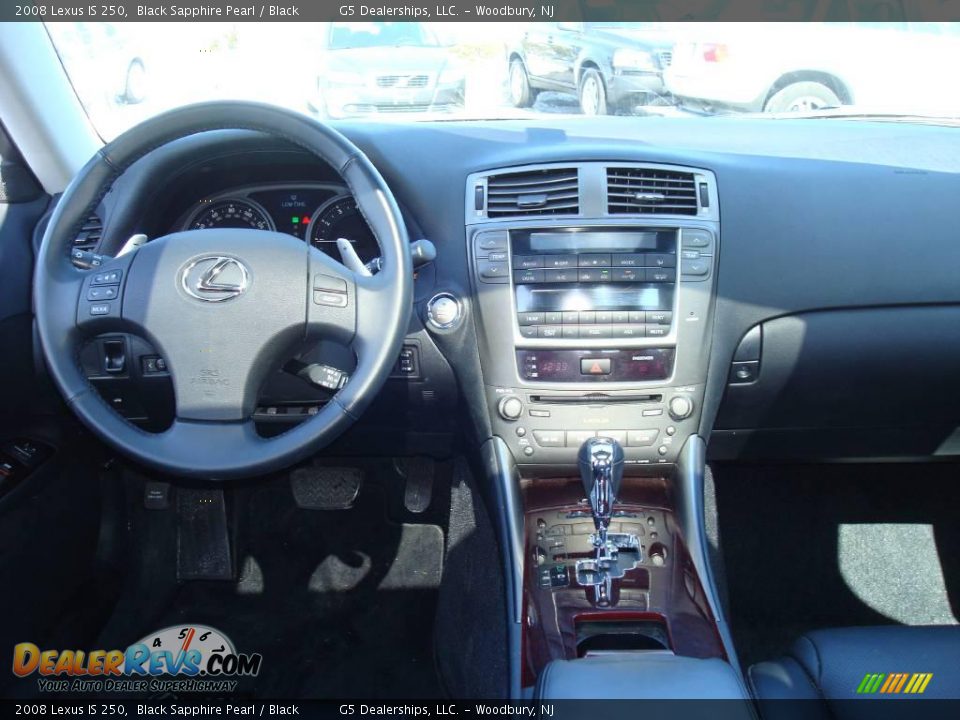 2008 Lexus IS 250 Black Sapphire Pearl / Black Photo #21